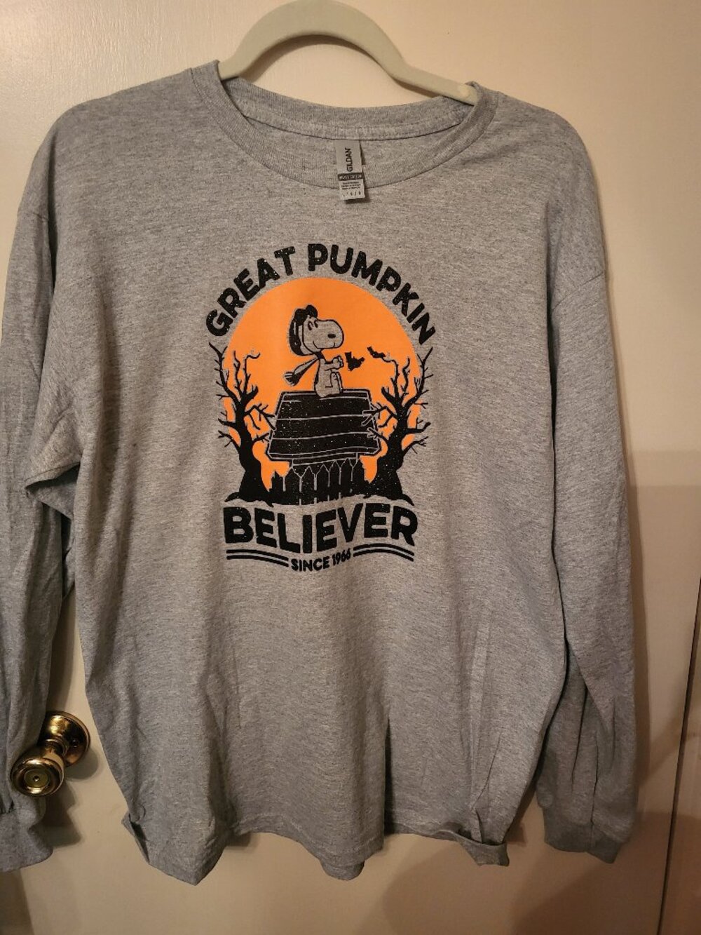 Great Pumpkin Believer Since 1966 – Snoopy Fall Long Sleeve